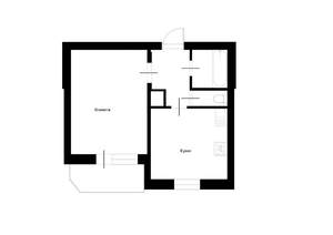1-к квартира, вторичка, 33м2, 3/5 этаж