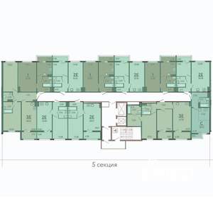 1-к квартира, вторичка, 40м2, 2/17 этаж