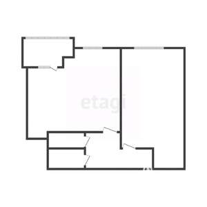 2-к квартира, вторичка, 50м2, 3/10 этаж