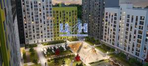 1-к квартира, сданный дом, 35м2, 12/17 этаж