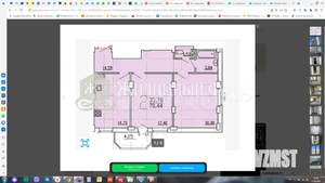 2-к квартира, сданный дом, 73м2, 10/17 этаж