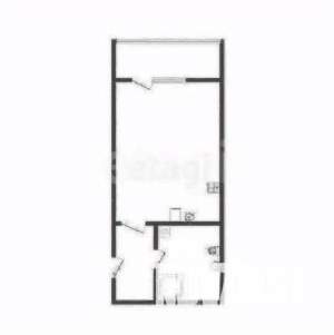 Студия квартира, вторичка, 29м2, 10/10 этаж