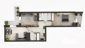 3-к квартира, вторичка, 71м2, 16/21 этаж