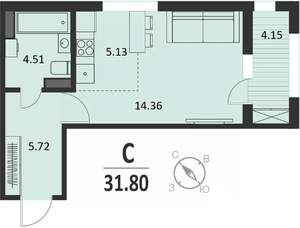 Фото квартиры на продажу (1)