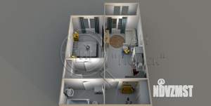 1-к квартира, строящийся дом, 42м2, 3/18 этаж