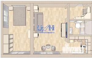 2-к квартира, вторичка, 39м2, 1/2 этаж
