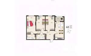 3-к квартира, вторичка, 79м2, 3/18 этаж