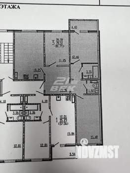 3-к квартира, вторичка, 79м2, 2/12 этаж