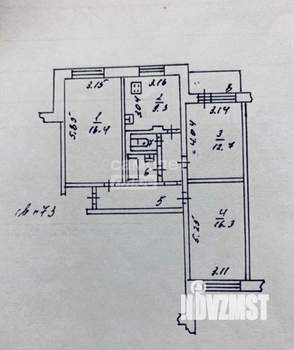 3-к квартира, вторичка, 73м2, 9/10 этаж
