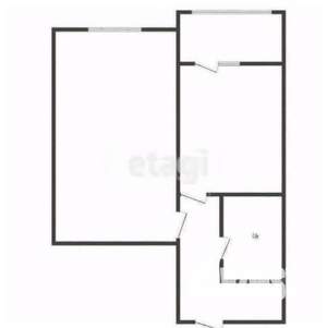 2-к квартира, вторичка, 40м2, 2/18 этаж