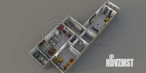 2-к квартира, вторичка, 67м2, 5/18 этаж