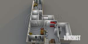 2-к квартира, строящийся дом, 70м2, 9/18 этаж