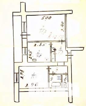 2-к квартира, вторичка, 49м2, 2/9 этаж