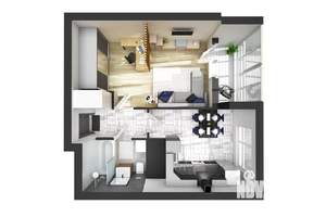 1-к квартира, вторичка, 40м2, 7/21 этаж