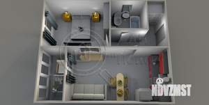 1-к квартира, вторичка, 41м2, 12/18 этаж