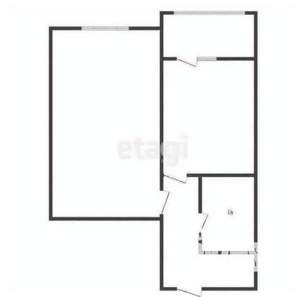 1-к квартира, вторичка, 36м2, 3/10 этаж