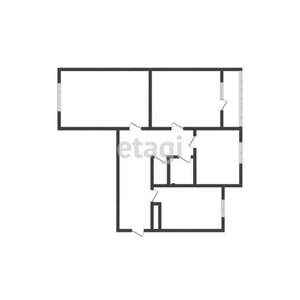 3-к квартира, вторичка, 61м2, 8/12 этаж