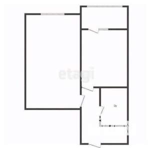 2-к квартира, вторичка, 41м2, 2/17 этаж