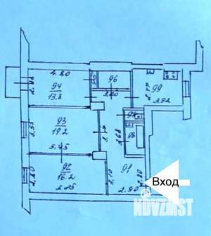 3-к квартира, вторичка, 87м2, 3/5 этаж