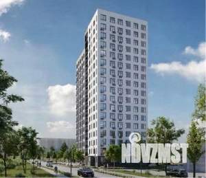 2-к квартира, строящийся дом, 67м2, 1/16 этаж