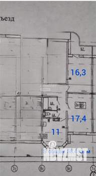 2-к квартира, вторичка, 58м2, 5/17 этаж