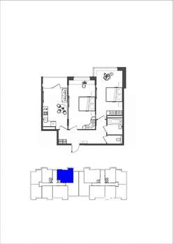 2-к квартира, вторичка, 71м2, 8/10 этаж
