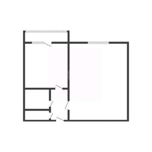 1-к квартира, вторичка, 34м2, 5/5 этаж