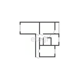 3-к квартира, вторичка, 61м2, 6/9 этаж