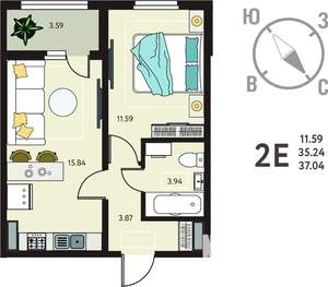 Фото квартиры на продажу (1)