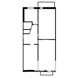 3-к квартира, вторичка, 62м2, 2/5 этаж