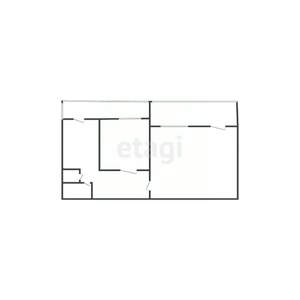 2-к квартира, вторичка, 64м2, 1/10 этаж