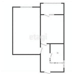 2-к квартира, вторичка, 42м2, 2/18 этаж