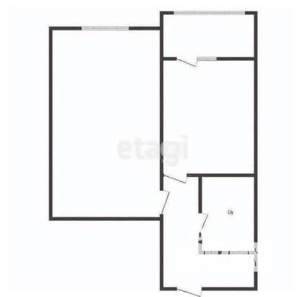 1-к квартира, вторичка, 37м2, 2/18 этаж