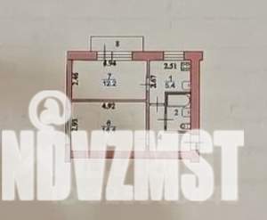Студия квартира, вторичка, 39м2, 4/5 этаж