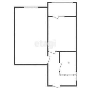 1-к квартира, вторичка, 37м2, 2/17 этаж