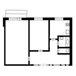 2-к квартира, вторичка, 47м2, 5/9 этаж