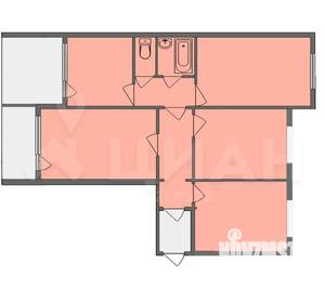 4-к квартира, вторичка, 77м2, 5/9 этаж