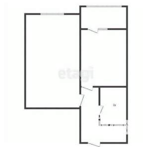 1-к квартира, вторичка, 37м2, 14/17 этаж