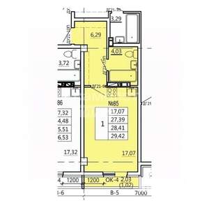 Студия квартира, вторичка, 29м2, 8/10 этаж