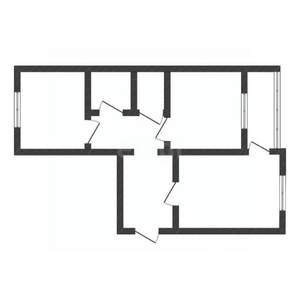 2-к квартира, вторичка, 50м2, 5/5 этаж