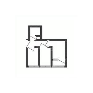 2-к квартира, вторичка, 46м2, 6/9 этаж