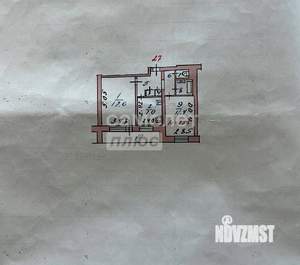 2-к квартира, вторичка, 51м2, 7/9 этаж