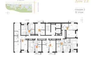 1-к квартира, вторичка, 41м2, 12/16 этаж