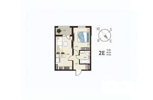 1-к квартира, вторичка, 37м2, 2/18 этаж